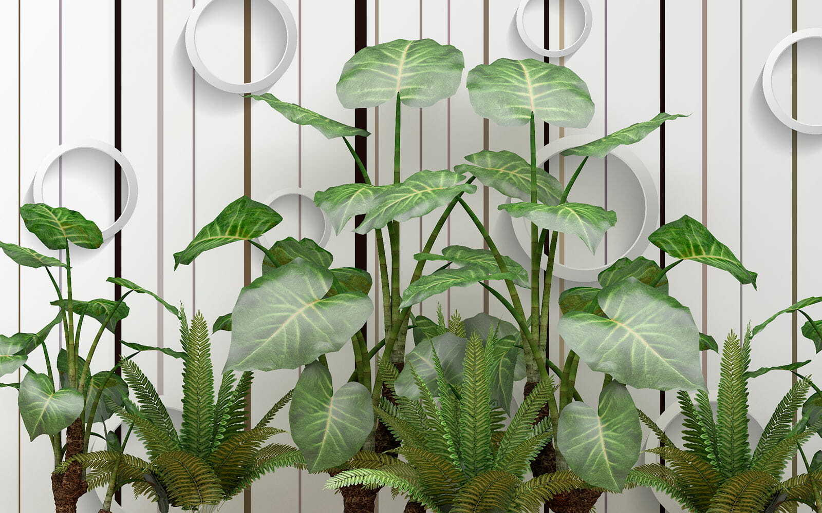 Plant with green leaves Plant with green leaves