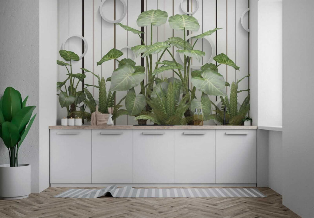 Plant with green leaves Plant with green leaves