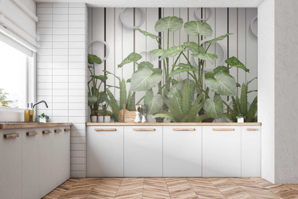 Plant with green leaves Plant with green leaves