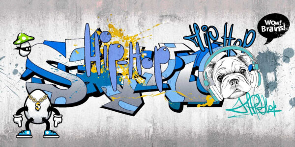 Graffiti pe un perete Graffiti pe un perete