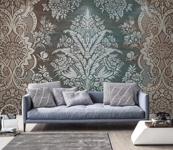 Model de design vintage floral complicat Model de design vintage floral complicat