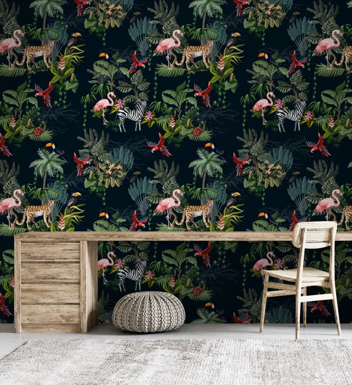 u52521piw1m - Model de flamingo și zebre - tegory