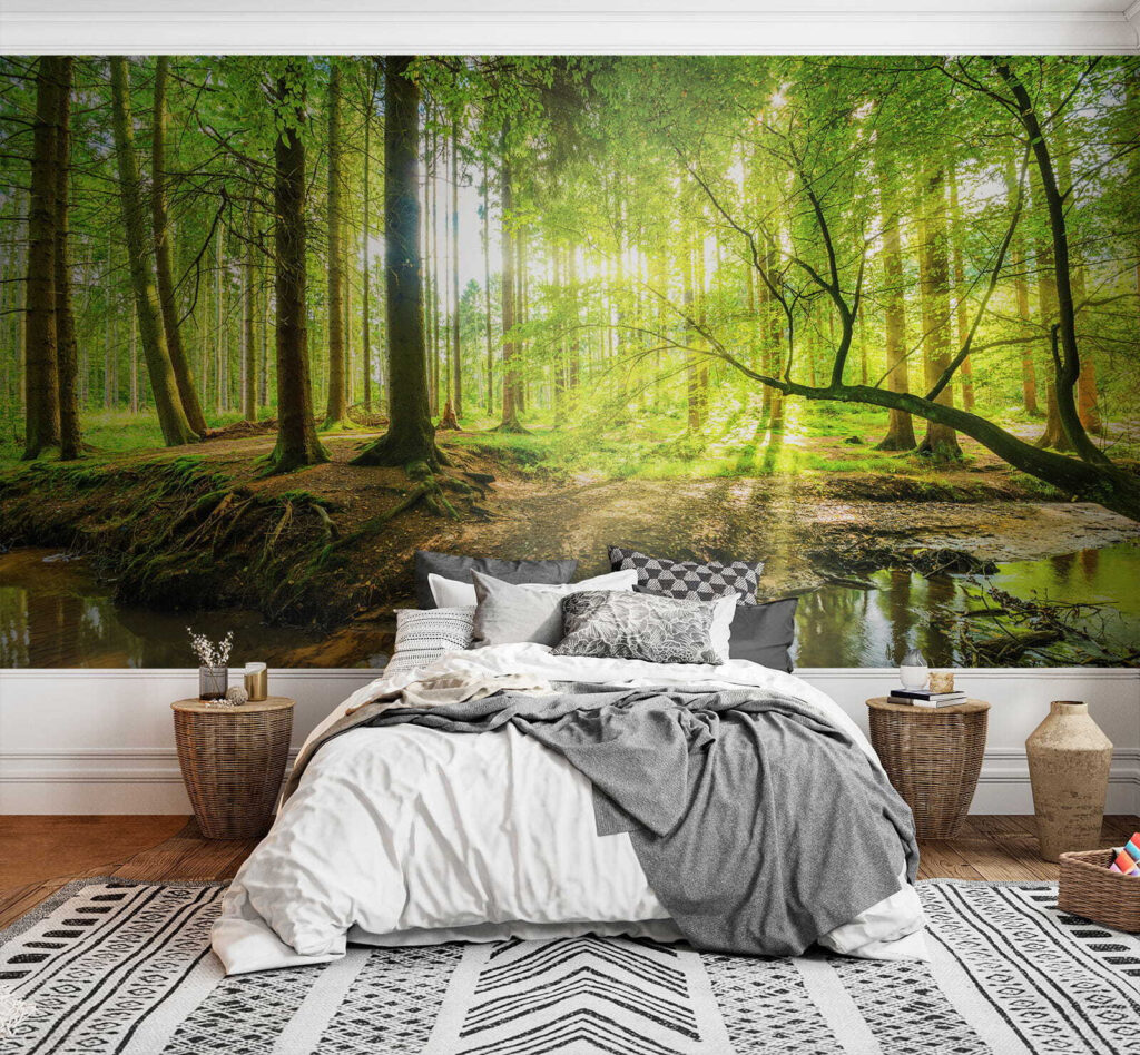 Stream in a forest Stream in a forest