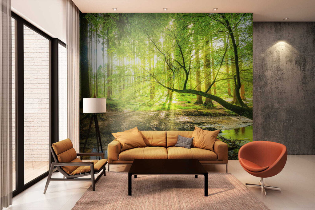 Stream in a forest Stream in a forest