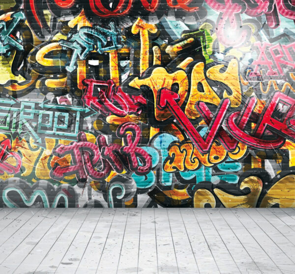 Zid cu graffiti pe el Zid cu graffiti pe el