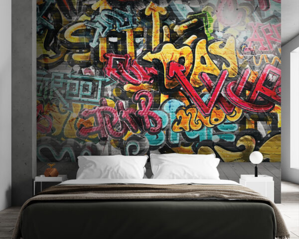 Zid cu graffiti pe el Zid cu graffiti pe el
