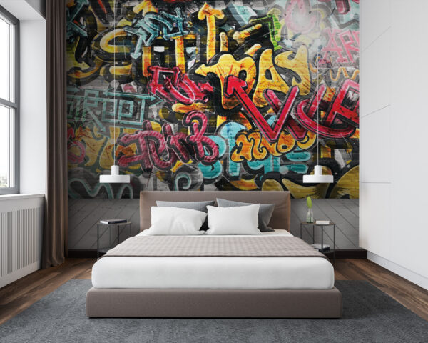 Zid cu graffiti pe el Zid cu graffiti pe el