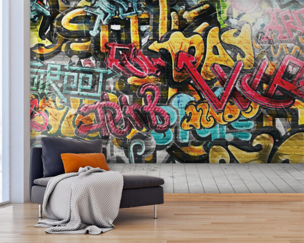 Zid cu graffiti pe el Zid cu graffiti pe el