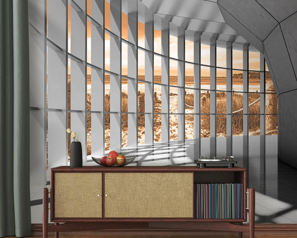 Large room with windows