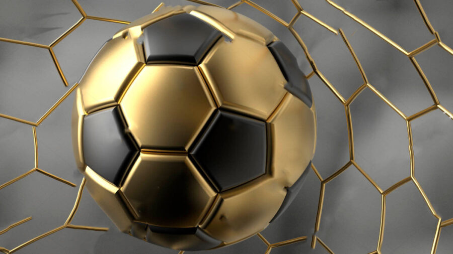 Visuri de fotbal în nuanțe metalice.
