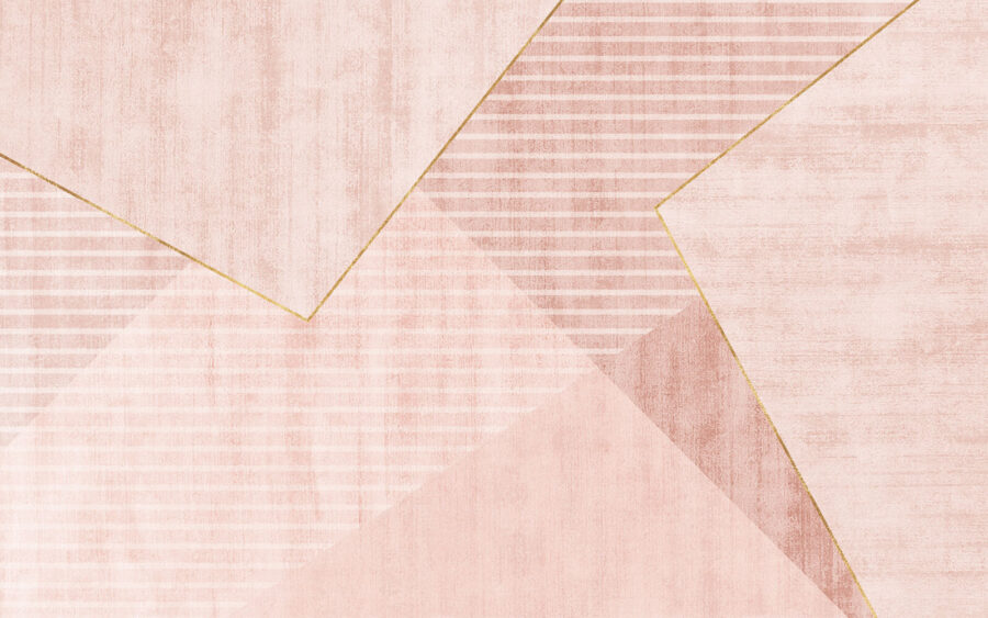 Tonuri blush în armonie geometrică