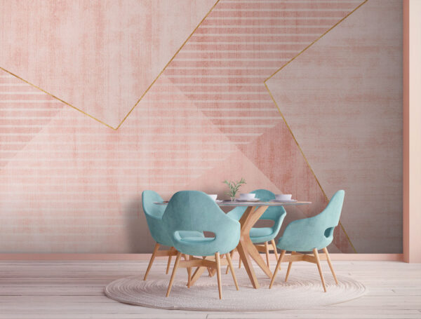 Tonuri blush în armonie geometrică Tonuri blush în armonie geometrică