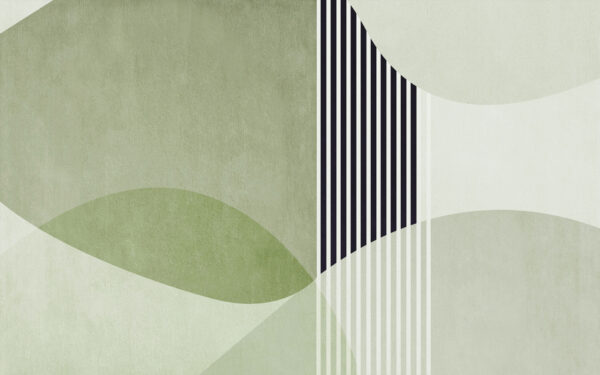 Un desen geometric verde și negru Un desen geometric verde și negru