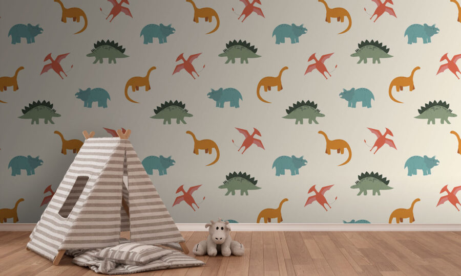 Model de dinozauri de desene animate