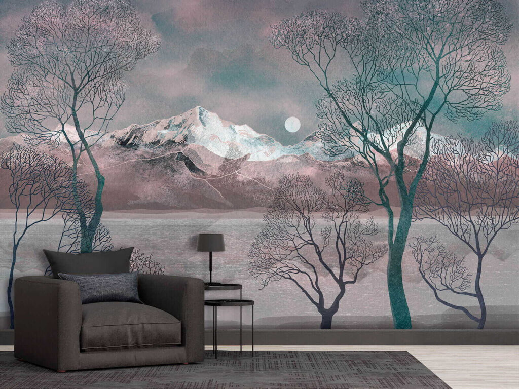 Peisaj cu copaci și munți u80027pig2 1024x768 - Peisaj cu copaci și munți - tegory