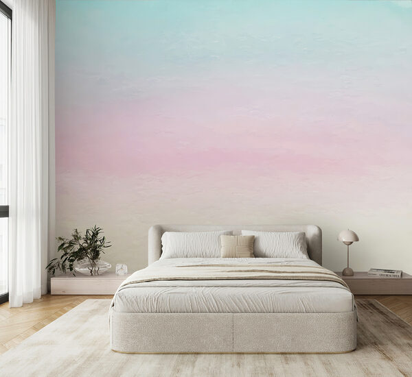 Soft, pastel hues of calm serenity Soft, pastel hues of calm serenity