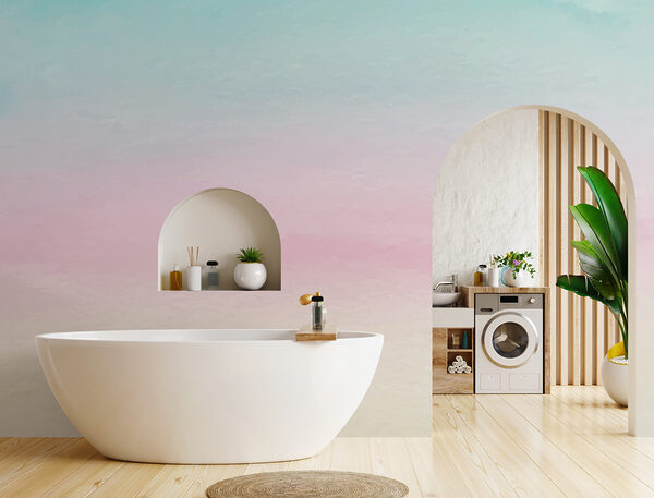 Soft, pastel hues of calm serenity Soft, pastel hues of calm serenity