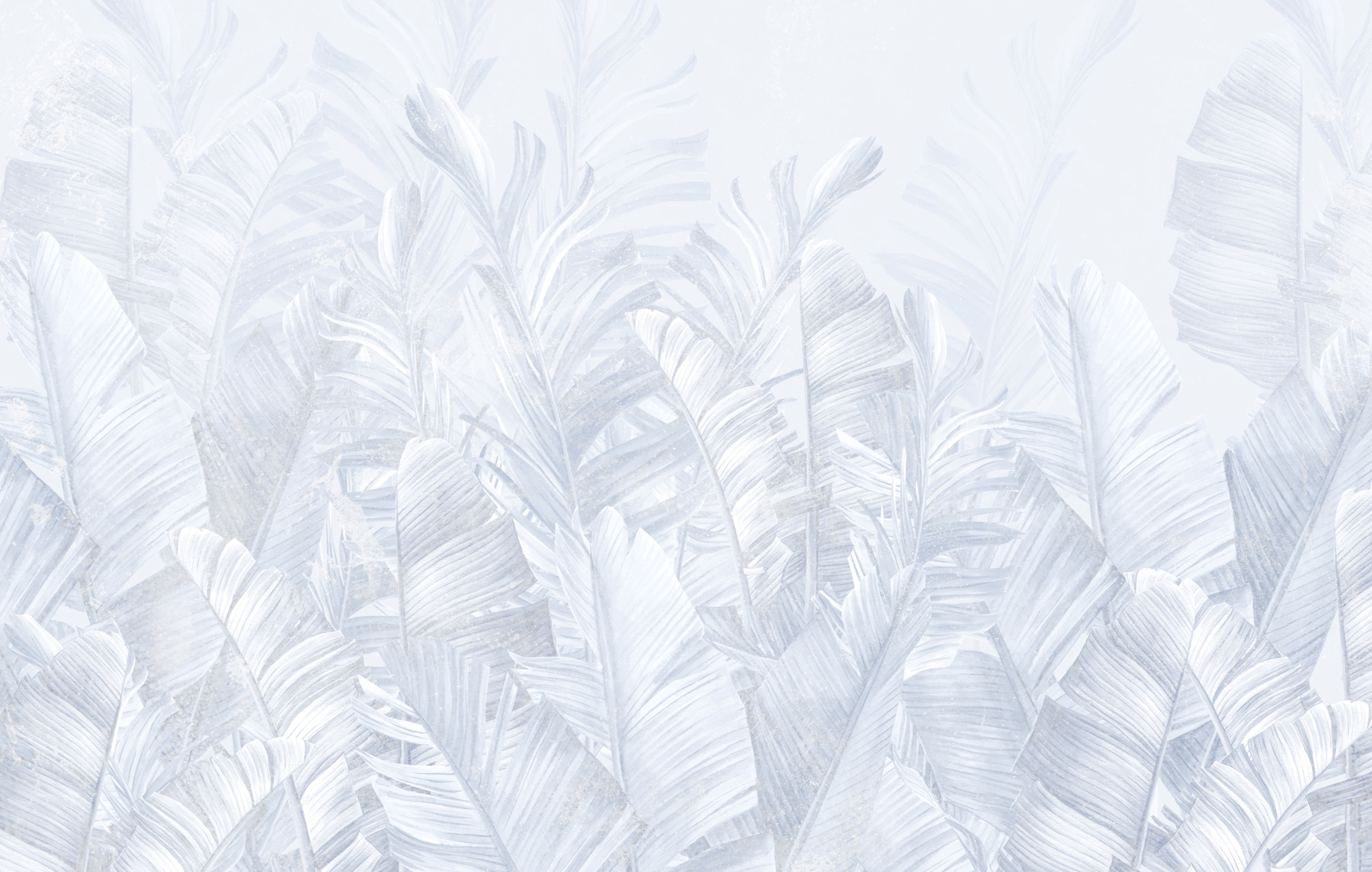 A white leafy pattern