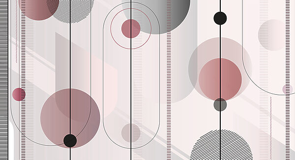 Abstract shapes in soft color palette Abstract shapes in soft color palette