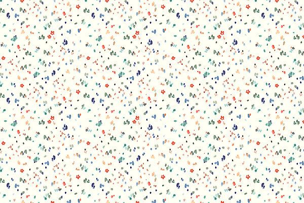 Un mic pete colorate pe un fundal alb Un mic pete colorate pe un fundal alb