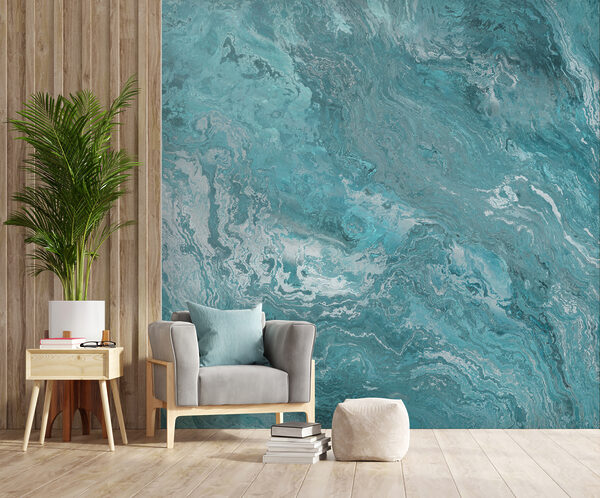 Valuri oceanice în formă abstractă. Valuri oceanice în formă abstractă.
