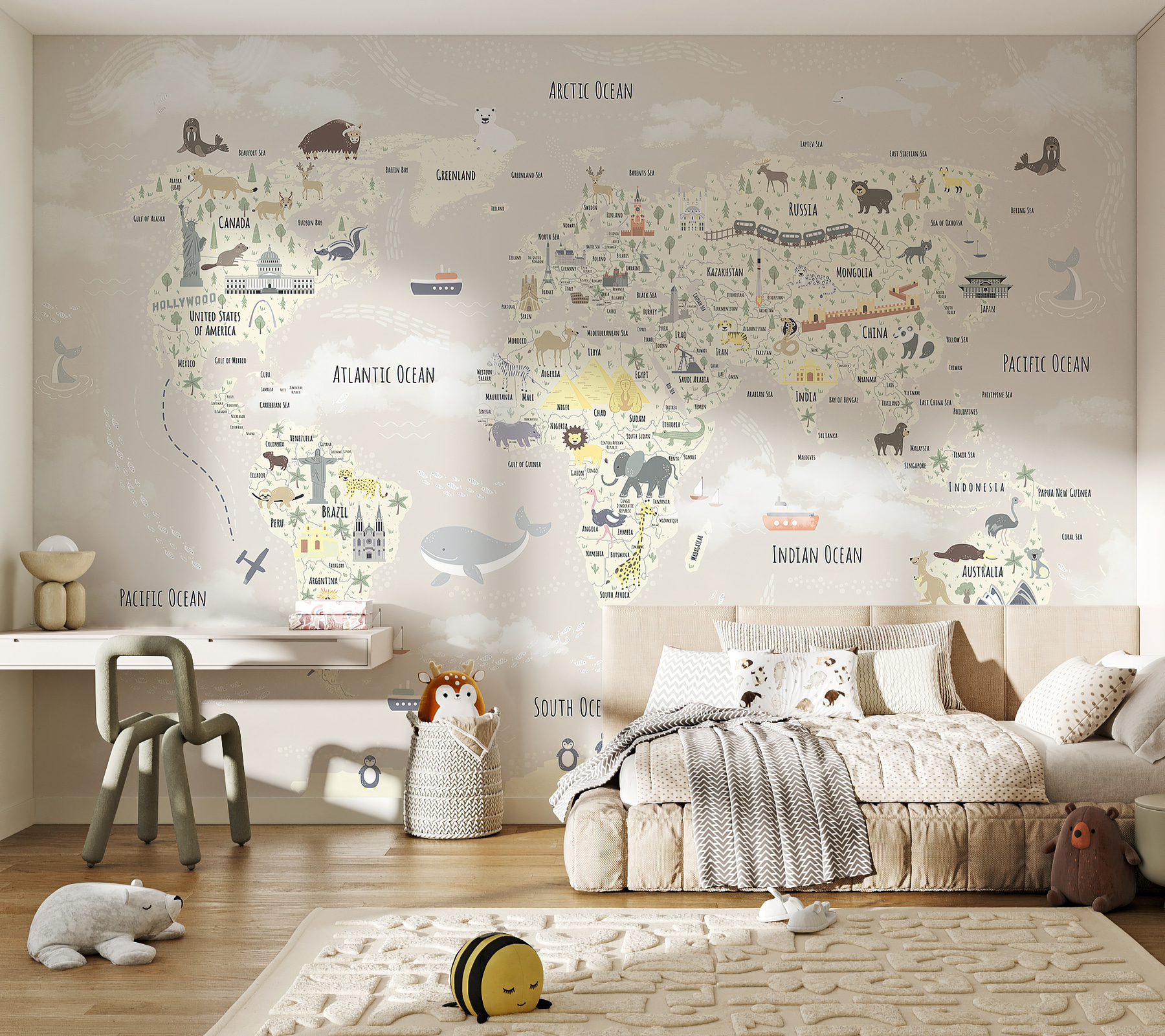 A map of the world A map of the world