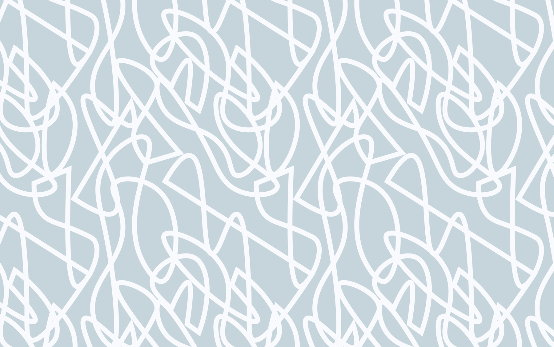 A white lines on a blue background