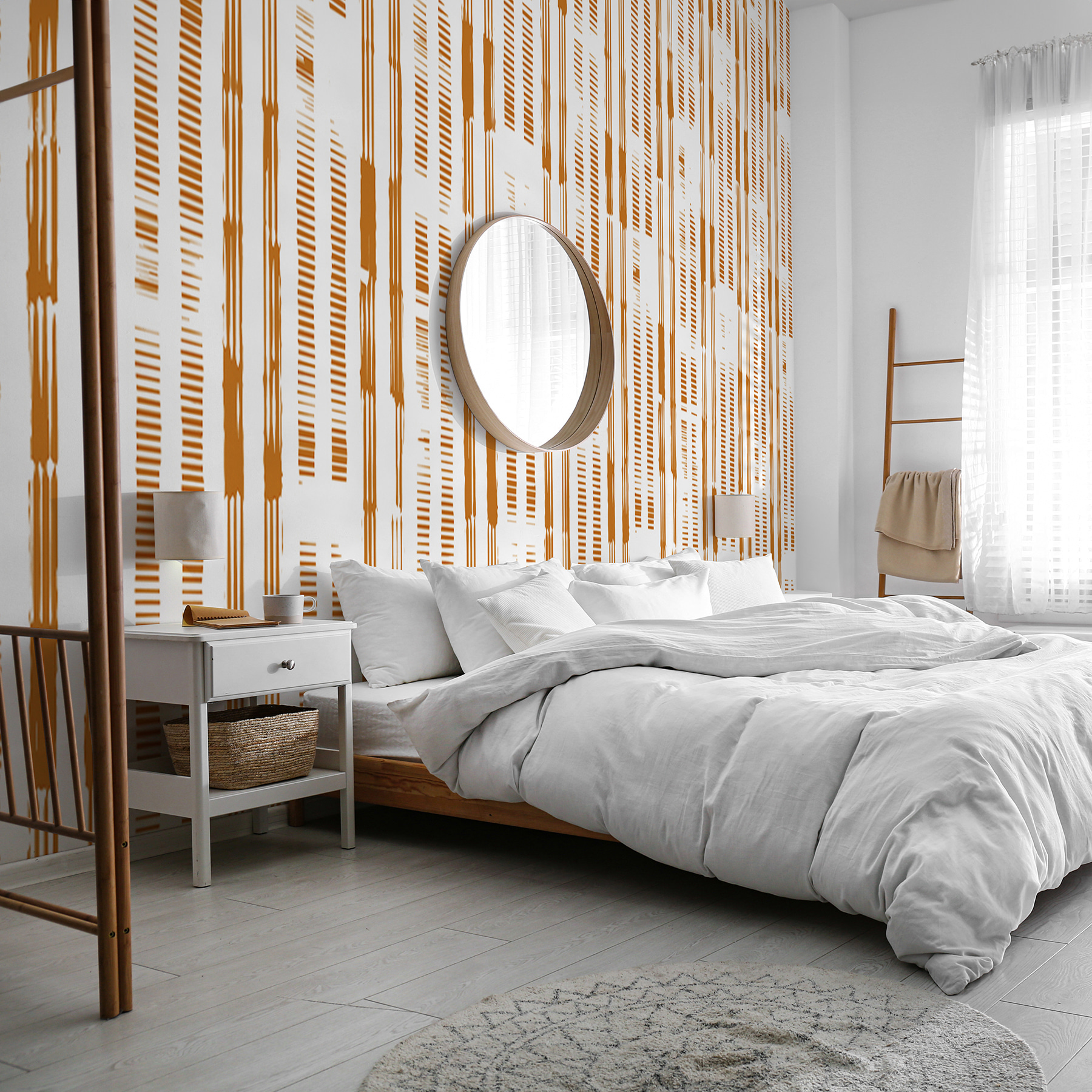 Stylish pattern in earthy tones