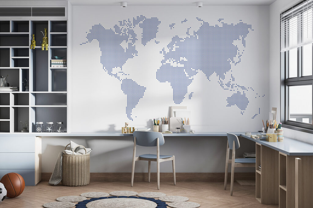 A map of the world A map of the world