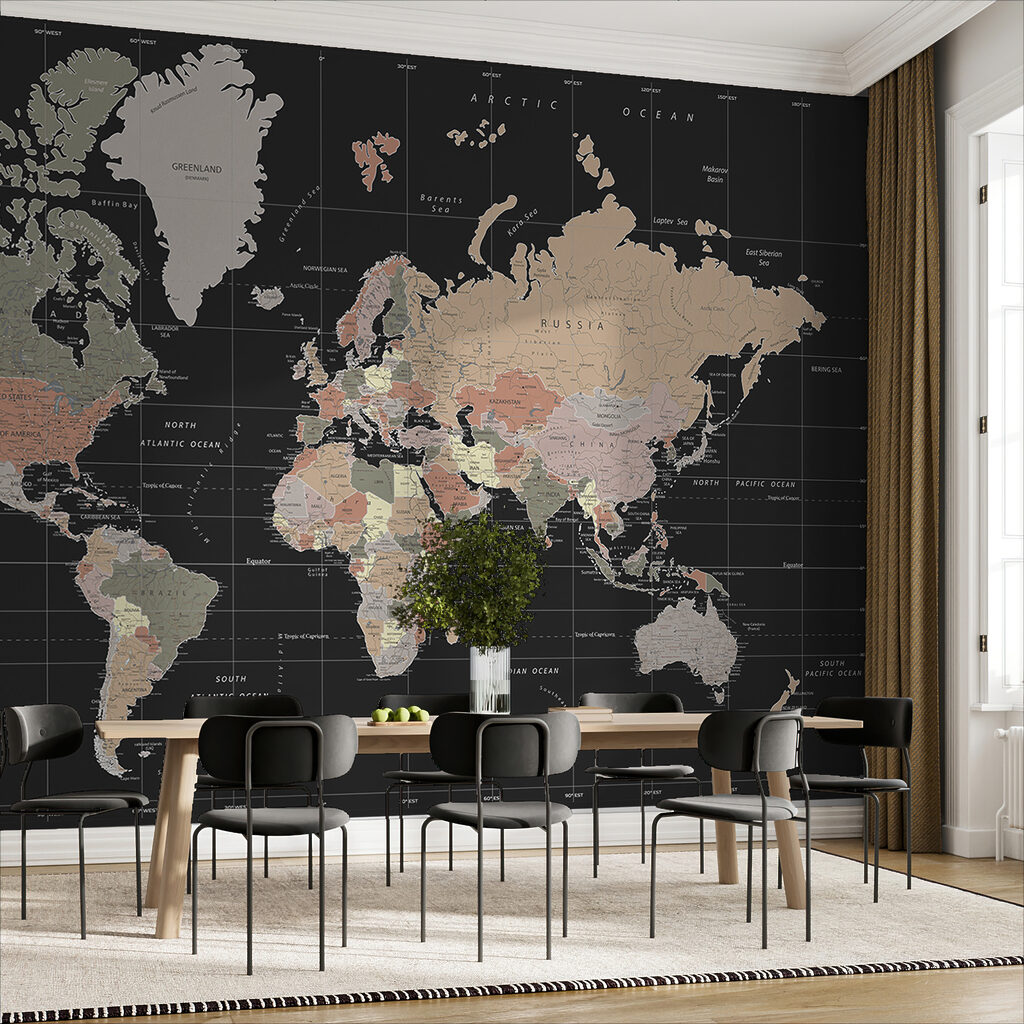A map of the world