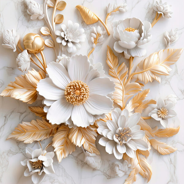 Design floral elegant în crem și bej Design floral elegant în crem și bej