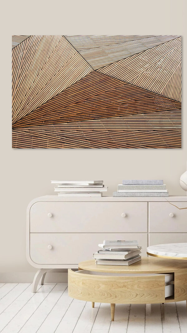 A close up of a wood floor