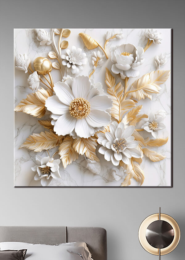 Design floral elegant în crem și bej Design floral elegant în crem și bej