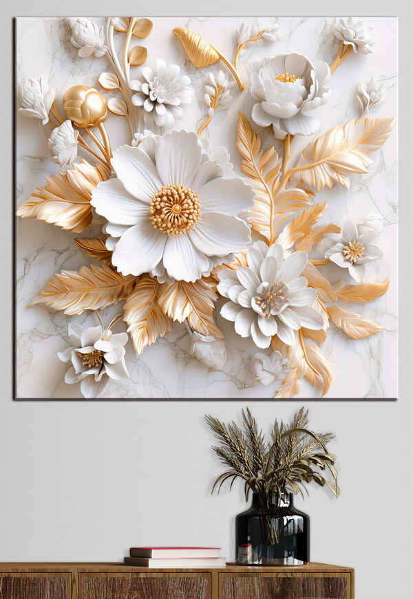 Design floral elegant în crem și bej Design floral elegant în crem și bej