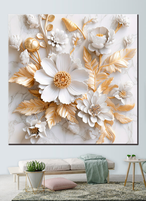 Design floral elegant în crem și bej Design floral elegant în crem și bej