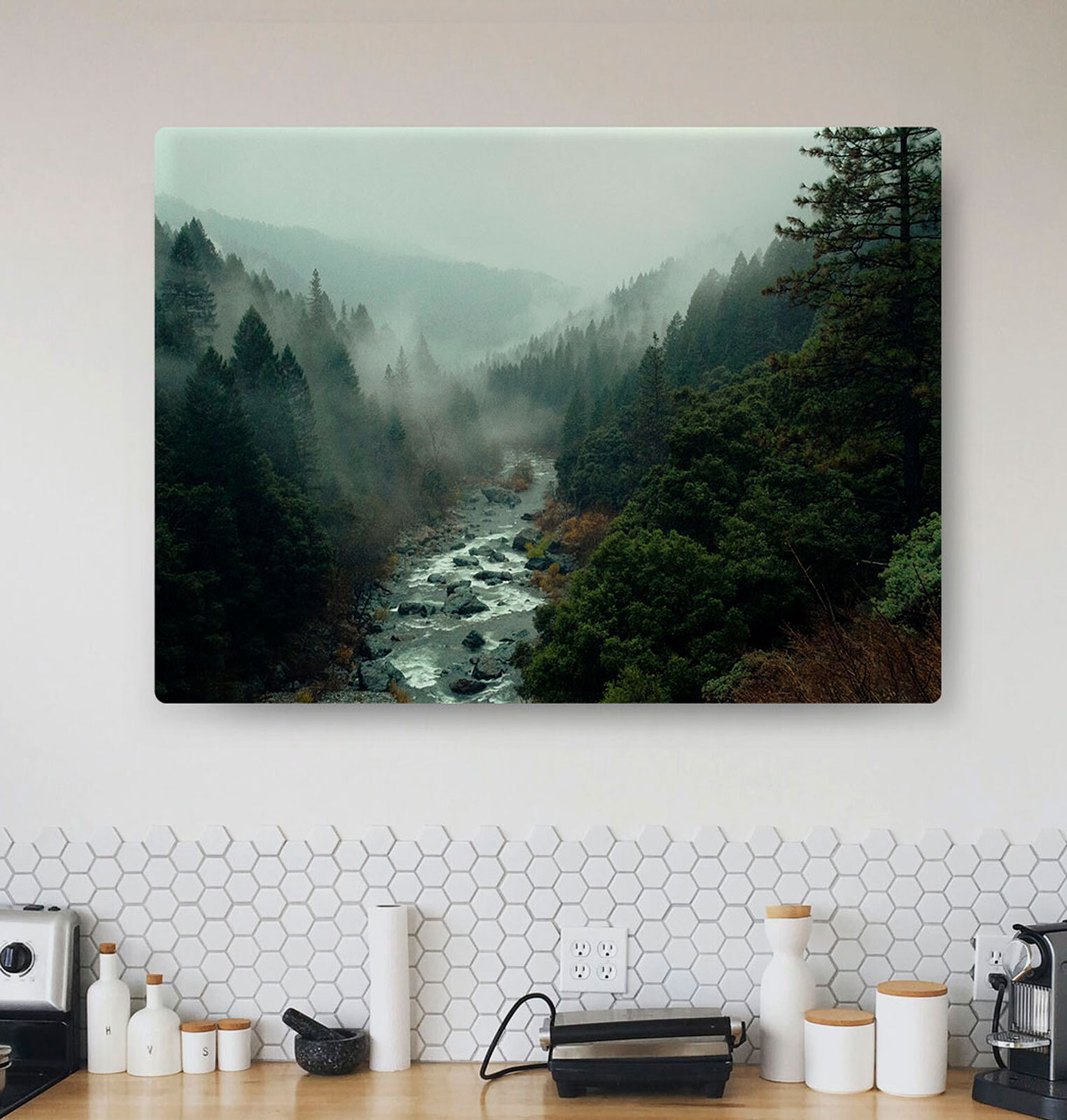 A river running through a forest A river running through a forest