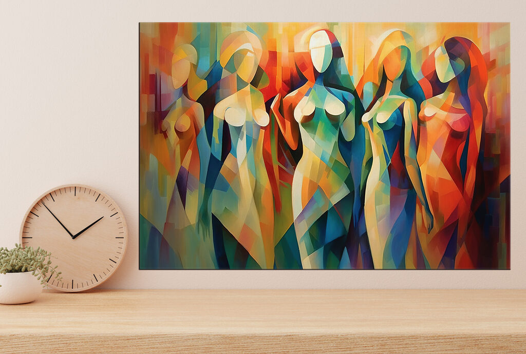 A group of women in dresses A group of women in dresses