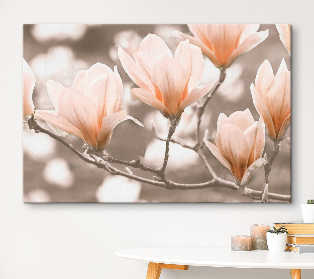 A group of flowers on a branch A group of flowers on a branch