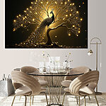 Tablouri Un păun pe un copac