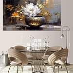 Tablouri O pictură a unei flori într-un ghiveci