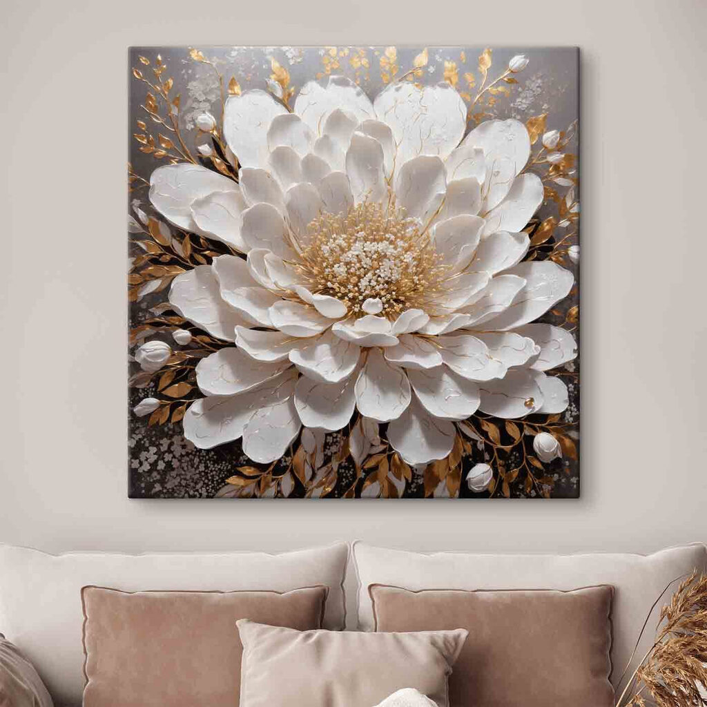Elegant white bloom with delicate details