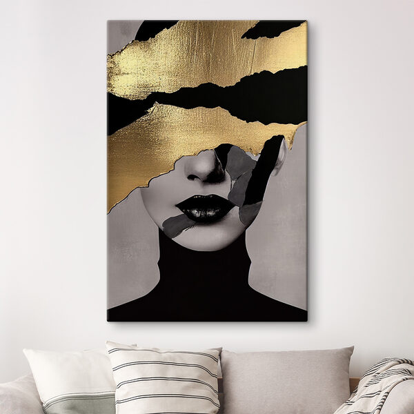 Shattered Elegance in Monochrome and Metallic Shattered Elegance in Monochrome and Metallic