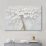 Tablouri Un copac cu flori și frunze albe