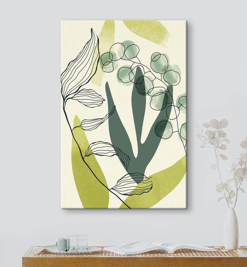 A drawing of a plant