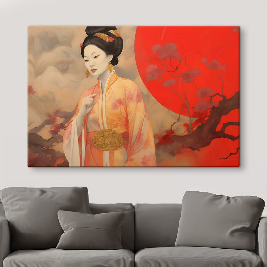 Tablouri O femeie în kimono