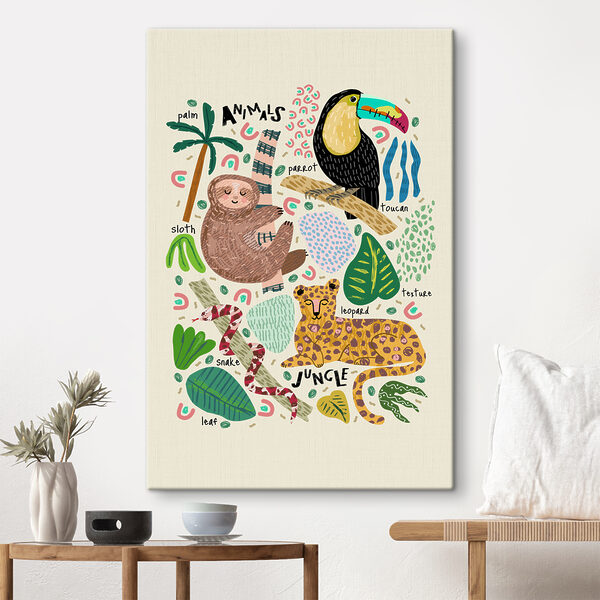 Tablouri Un grup de animale și plante (SKU: s36593) Tablouri Tablouri Un grup de animale și plante (SKU: s36593)