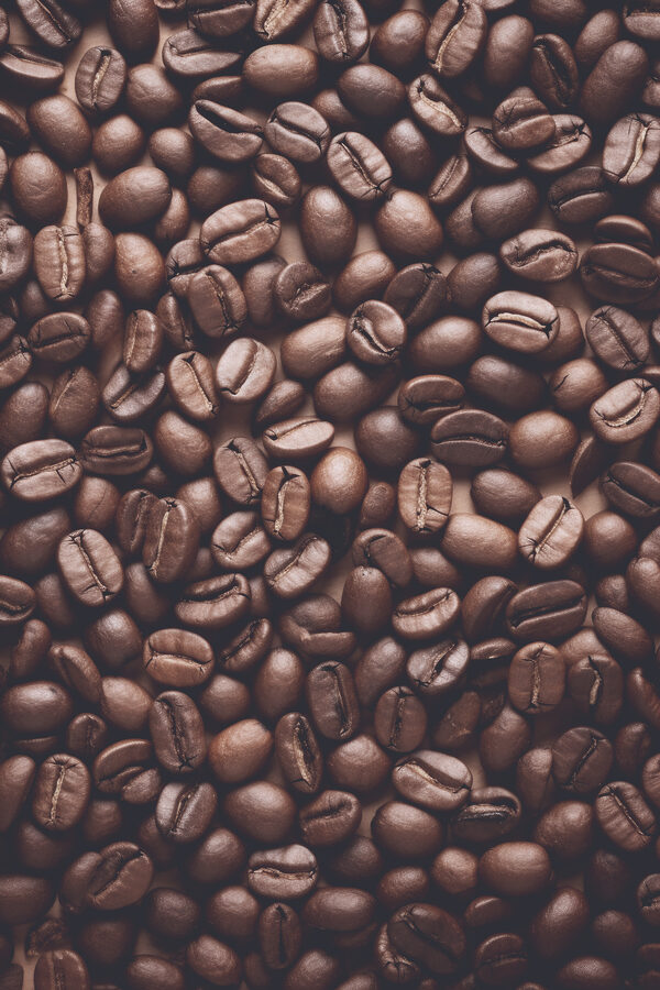 O grămadă de boabe de cafea O grămadă de boabe de cafea