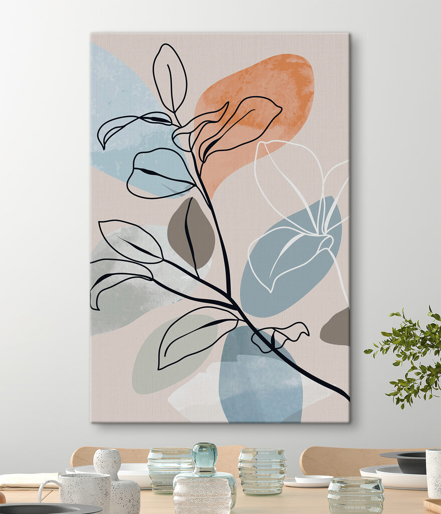 A drawing of a plant