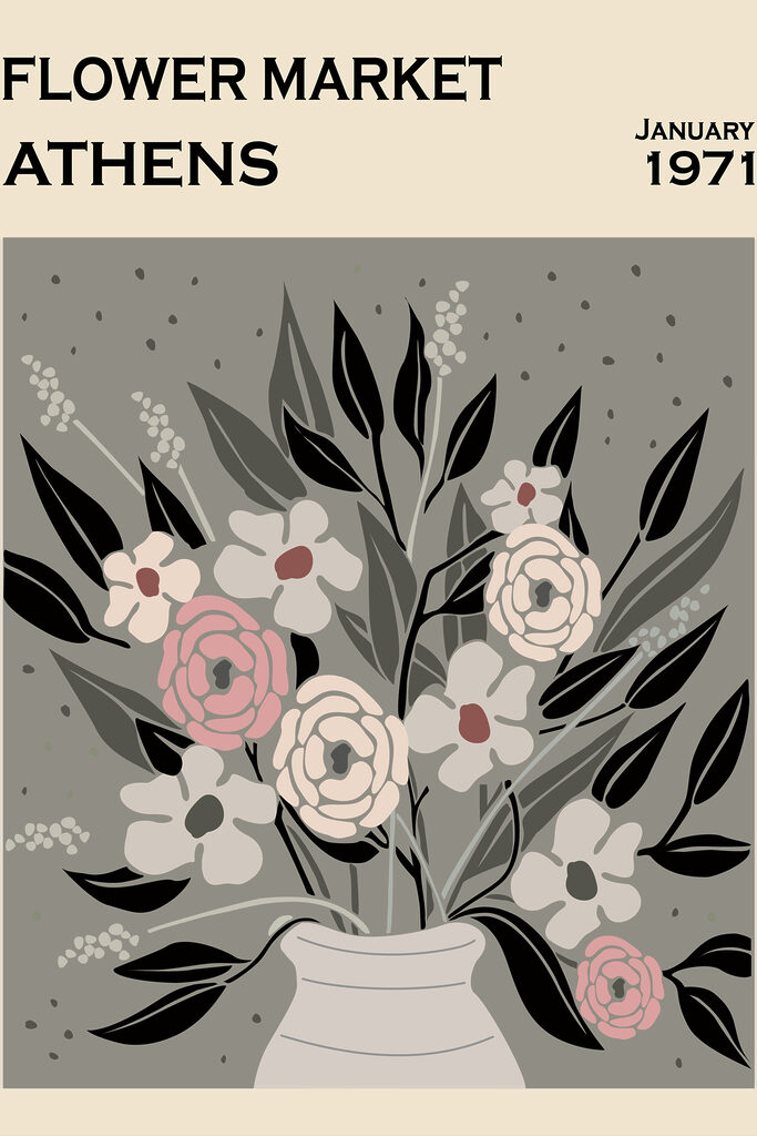 A vase of flowers A vase of flowers