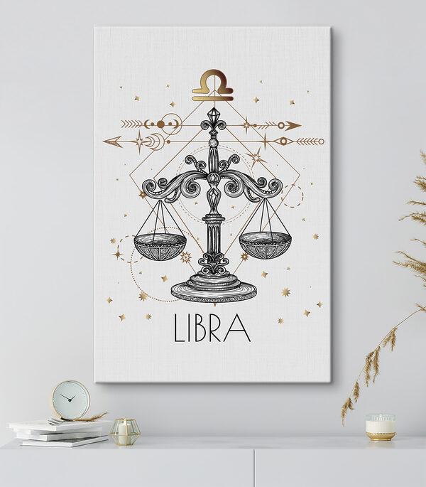 Un desen de un semn zodiacal libra Un desen de un semn zodiacal libra